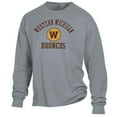 thumbnail image 2 of Men's ComfortWash Gray Western Michigan Broncos Garment Dyed Long Sleeve T-Shirt, 2 of 3