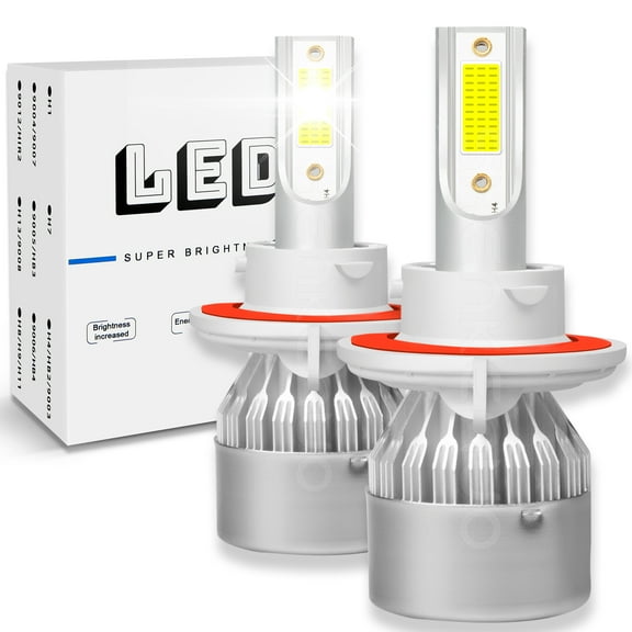 BMZONCC For Ford F150 2009 2010 2011 H13 9008 LED Headlight Bulb High Low Dual Beam White