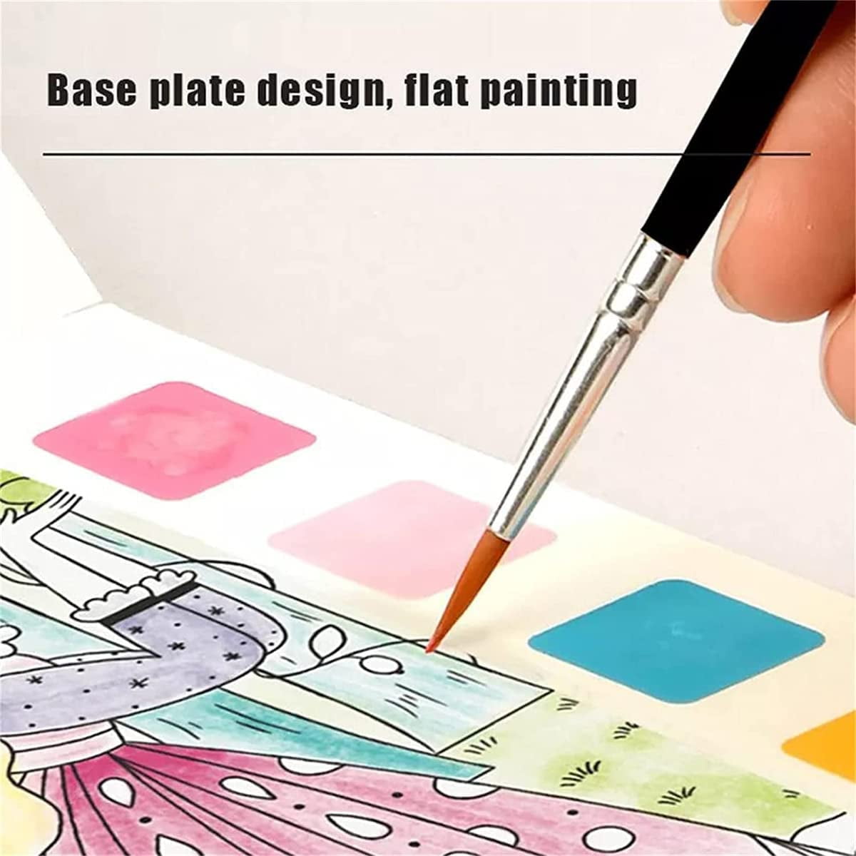 GODSE Watercolor Painting Books for Beginners, Pocket Book with 1 Paint  Brush, Hours of Painting Fun