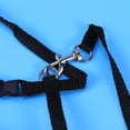 thumbnail image 3 of unbranded Correa Para Con Arnés Negro Y Ajustable Para Mascotas En Exteriores, 3 of 8