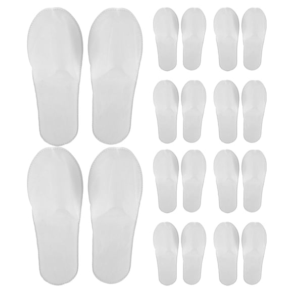 unbranded 20Pares Zapatillas Desechables Para Viaje Y Casa Ligero Y Fácil De Transportar