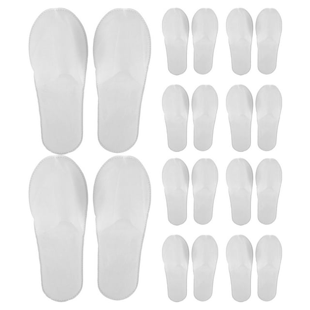 unbranded 20Pares Zapatillas Desechables Para Viaje Y Casa Ligero Y Fácil De Transportar
