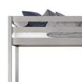 thumbnail image 4 of Castle Place Modern Twin over Twin Wooden Bunk Bed, White, 4 of 8