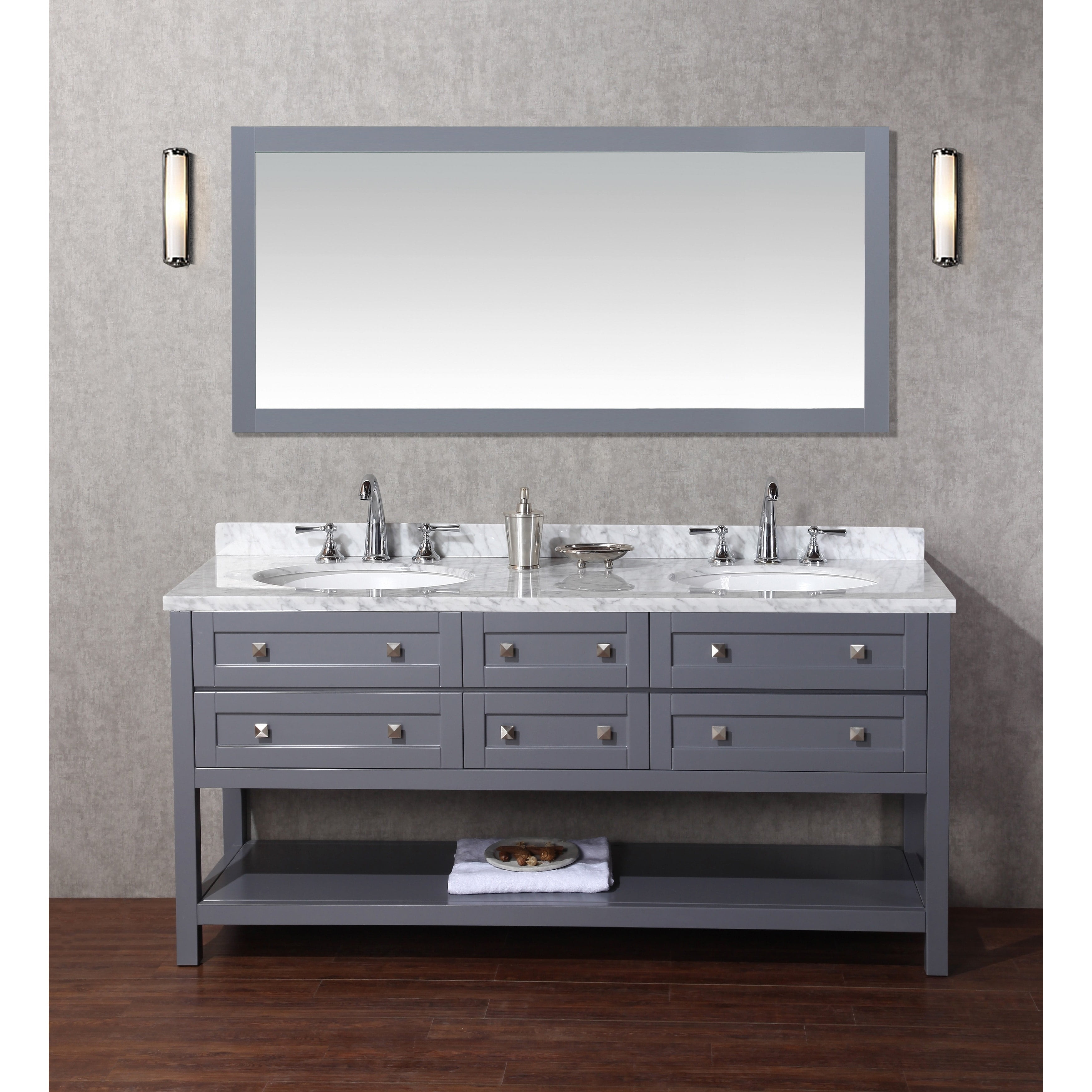 Stufurhome Marla Double Sink Bathroom Vanity With Mirror Walmartcom Walmartcom Stufurhome Marla Double Sink Bathroom Vanity With Mirror Walmartcom Walmartcom