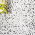 thumbnail image 6 of SAFAVIEH Cabana Ruadhan Geometric Indoor/Outdoor Runner Rug, Ivory/Grey, 2'2" x 11', 6 of 12