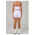 thumbnail image 5 of SKQIT 2 Piece Workout Sets for Women Spaghetti Straps Color Block Tank Top High Waist Booty Lifting Shorts Yoga Outfits, 5 of 7