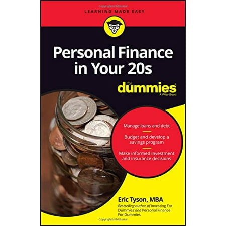 Personal Finance in Your 20s For Dummies For Dummies Business Personal Finance Pre-Owned Paperback 1119293588 9781119293583 Eric Tyson