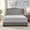 Grey + Polyester-, variant on 1 PC Microfiber Coolmax Solid Fitted Sheet Grey