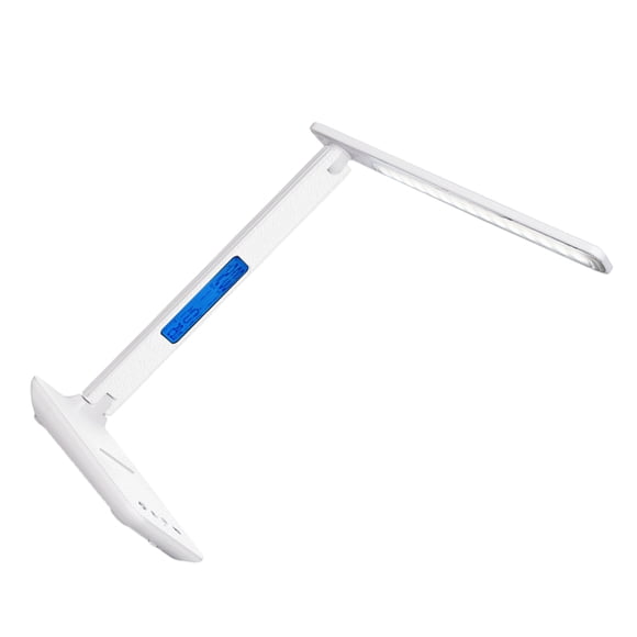 Advancent Lámpara de escritorio moderna del LED con el puerto inalámbrico de la carga por USB de la operación del cargador inalámbrico Iluminación y accesorios blanco 10W enchufe estadounidense