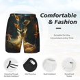 thumbnail image 3 of Logiee Magical Tarot Reading Print Men's Swim Trunk,Quick Dry Board Shorts ,Men's Swim Trunks with Compression Liner, Bathing Suits with Pockets-3X-Large, 3 of 6