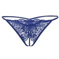 thumbnail image 2 of Bragas de encaje para mujer, tanga hipster, tanga Dessoua Overture, minislip Azul, 2 of 9