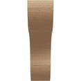 thumbnail image 2 of Ekena Millwork 5"W x 18"D x 18"H Carmel Rough Cedar Woodgrain TimberThane Knee Brace, Primed, 2 of 6