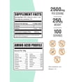 thumbnail image 2 of Suplemento de colágeno BulkSupplements.com Marine 2500 mg 250 g, 2 of 5