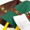 thumbnail image 7 of Byfri Floral Embroidered Oktoberfest Hat with Braids Bavarian Festival Headwear 60cm, 7 of 7