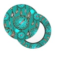 thumbnail image 2 of Disketp Boho Dreamcatcher Funda Redonda para Taburete, Funda de Cojín para Silla de Bar Suave y Elástica-12 inch, 2 of 7