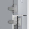 thumbnail image 1 of (Gray) Pack of 2 Refrigerator Locks for Children, Safety Lock for Refrigerator Door for Children, 1 of 5