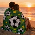 thumbnail image 5 of Partheme 55x28 in Beach Towel , Soccer Quick Dry Sand Beach Towel for Boys Personalized Beach Towel Pool Camping Travel Towel Soft Beach Blanket Bath Shower Towel , A, 5 of 6