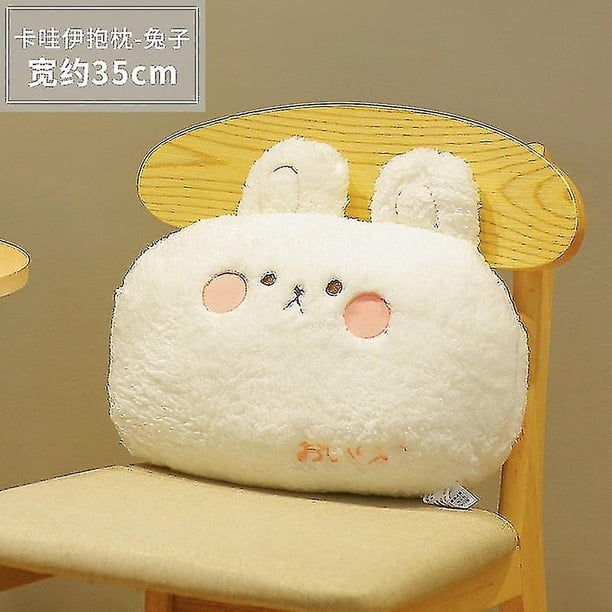 35cm Kawaii Animal Plush Toys - Teddy Bear, Rabbit, Frog, Tiger, Pig, Cartoon Stuffed Soft Pillow Back Sofa Cushion for Girls and Kids