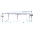 thumbnail image 6 of GoDecor 10'x 20' Pop Up Canopy Wedding Party Tent Outdoor Folding Gazebo Shade-No Sides White, 6 of 8