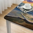 thumbnail image 5 of WYYP Sunset Square Tablecloth with Elastic Edge 100% Polyester Fiber 40*40, 5 of 8