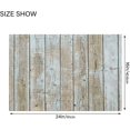 thumbnail image 2 of GZHJMY Vintage Wood Grain Bathroom Rug 24"×16",Non-Slip High Absorbent Bath Mat Rug Machine Washable Bahtub Mats, 2 of 7
