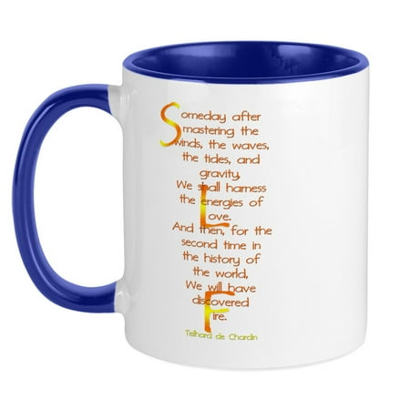 

CafePress - Teilhard De Chardin Mug - Ceramic Coffee Tea Novelty Mug Cup 11 oz