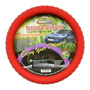 Cameleon Cover 150A- RED IONIZED New Silicone Red Steering Wheel Cover