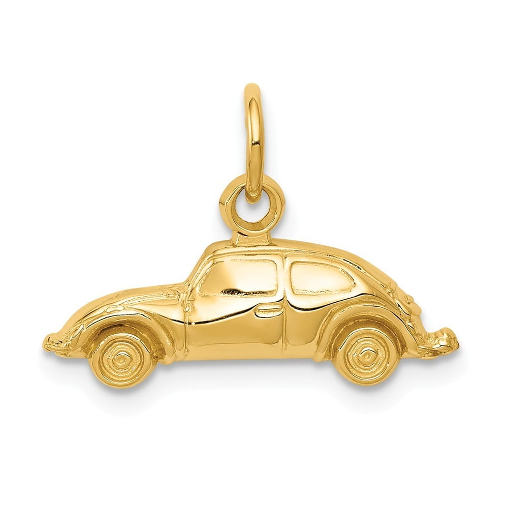 Jewelry 14k Yellow Gold Car Charm .9 Grams Measures 14.6x19