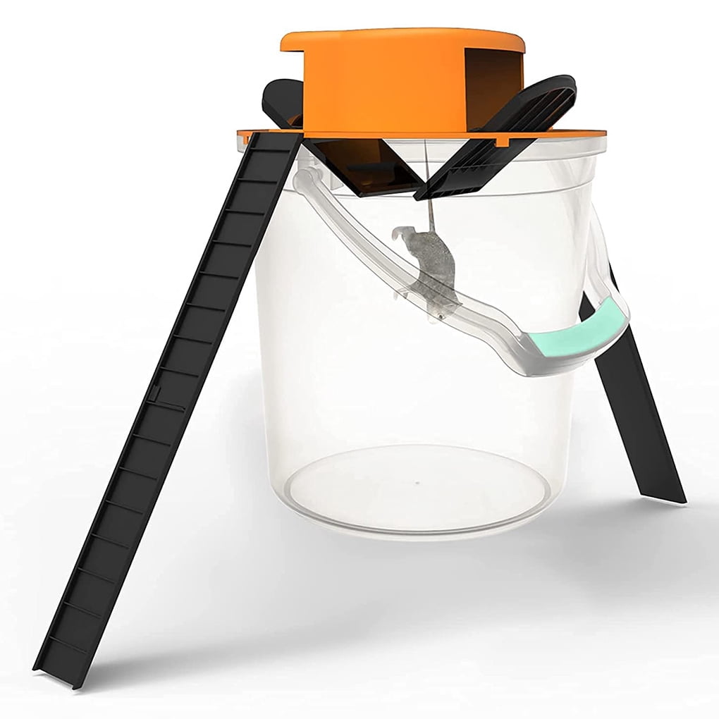 Mouse Catcher Auto-reset 5 Gallon Bucket Rat Flip Catcher Household