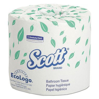 Product of Scott - Standard Roll Bathroom Tissue, 2-Ply, 550 Sheets/Roll - 80/Carton - Toilet Paper [Bulk