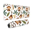thumbnail image 2 of Pofeuu Monkeys Swinging from Palms Print Desk Mat for Keyboard and Mouse，Computer Desk Matt for Desktop，Large Mouse Pad for Desk，Desk Pads on Top of Desks 12x31.5in, 2 of 8