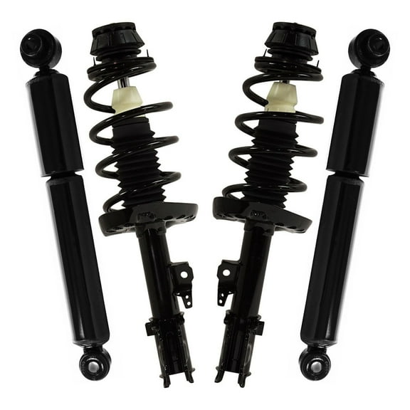 AutoShack Front Complete Strut & Coil Spring Rear Shock Absorbers | Replacement for 2010-2013 Kia Soul | 4-PC