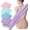 MIX7, variant on Exfoliating Back Scrubber with Handles 4 Pack Nylon Back Exfoliator Extended Length Washers Scrubbers Stretchable Pull Strap Exfoliating Washcloth