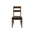 thumbnail image 4 of Monarch Specialties Dining Chair, 37" Height, Set Of 2, Upholstered, Side, Dining Room, Kitchen, Brown Solid Wood, Brown Fabric, Transitional, 4 of 9