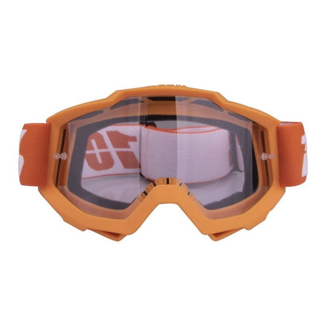 Motorcycle Goggles Riding Off-road Goggles Riding Glasses Outdoor Sports Eyeglasses Sand-proof Windproof Glasses Orange transparent