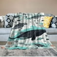 thumbnail image 2 of JEUXUS Whale Blanket Soft Warm Bed Cute Bedding Throw Blankets for Couch Bedroom Sofa Office Car, All Season Cozy Flannel Plush Blanket Gifts for Girls Boys Teen Adults, 2 of 6