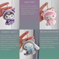 thumbnail image 3 of Kawaii Plush Keychain Plush Doll, Cartoon Anime Plush Keychain Pendant Keyring Accessories Pendant Toy Girls Gift, 3 of 4