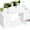 White, variant on 48 Inches Computer Desk with 8 Fabric Drawers, Modern Office Desk with Large Storage for Home Office, Study, Black