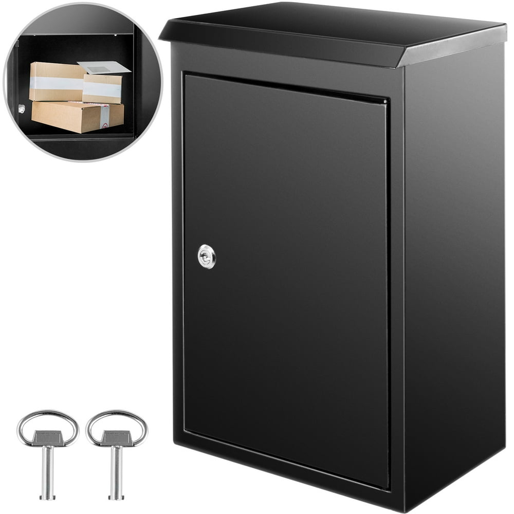 VEVOR Extra Large Mailbox 19.7x13.4x8.7 inch, Wall Mount Mailbox with 2