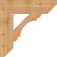 thumbnail image 3 of Ekena Millwork 5 1/2"W x 24"D x 24"H Olympic Slat Smooth Bracket, Western Red Cedar, 3 of 4