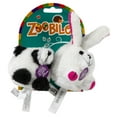 thumbnail image 2 of Petmate Zoobilee Mini Squatters Soft Plush Dog Toy, Panda and Rabbit, Small 5.5", Pack of 2, Multicolor, 2 of 4