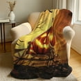 thumbnail image 1 of WHEANG Halloween Flannel Blanket – Air Conditioning/Siesta Throw Soft & Cozy, 1 of 4