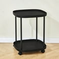 thumbnail image 3 of Double Layer Bedside Shelf,Luxury Bedside Shelf Double Double Layer Sofa Side Shelf Double Layer Bedside Table Effortless Installation, 3 of 10