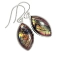 thumbnail image 1 of Treated Red Flash Labradorite 925 Sterling Silver Earring Jewelry ALLE-9130, 1 of 1