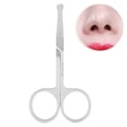 thumbnail image 4 of Tebru Baby Scissors,Rounded Tip Hair Safety Scissor,Stainless Steel Round Nose Nose Hair Scissors Safe Clean Beauty Scissors For Nose Eyebrows Eyelashes Men Moustache, 4 of 9
