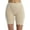 Damask Neutral, variant on Women's Vanity Fair 12750E Seamless Smoothing Slip Short (Damask Neutral L)