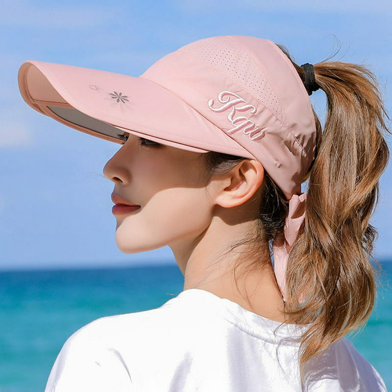 Women's Wide Brim Sun Protection Straw Hat,Summer Protection Beach Cap and  Sunflower Headpiece.(LDZ55)