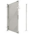 thumbnail image 4 of vidaXL Garden Gate 39.4"x49.2" Stainless Steel, 4 of 6