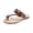 Light Brown, variant on Orthopedic Arch Support Footwear, Strappy Flat Sandals for Women Toe Loop Soft Cushioned Footbed Open Toe Slip-On Slide Sandals Comfortable Summer Daily Shoes, Light Brown 5
