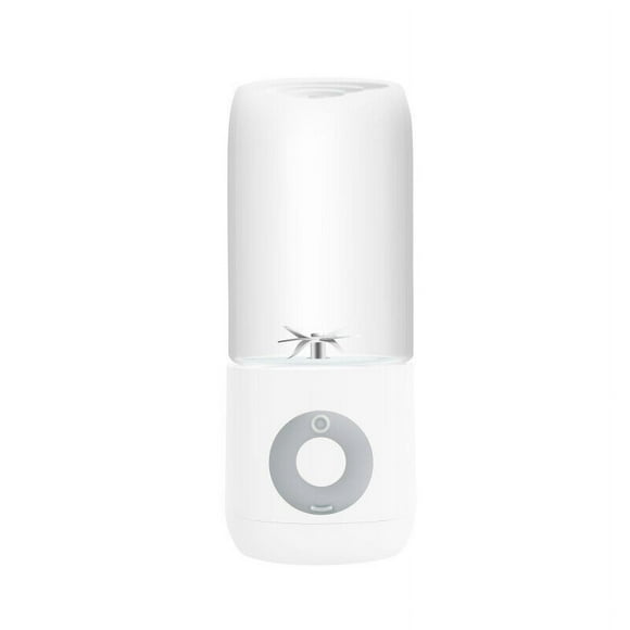 Portable Blender, 500ml Capacity Blender USB Portable Blender with 6 Blades Design Transparent Bottle Mini Fruit Mixer for Home Car School